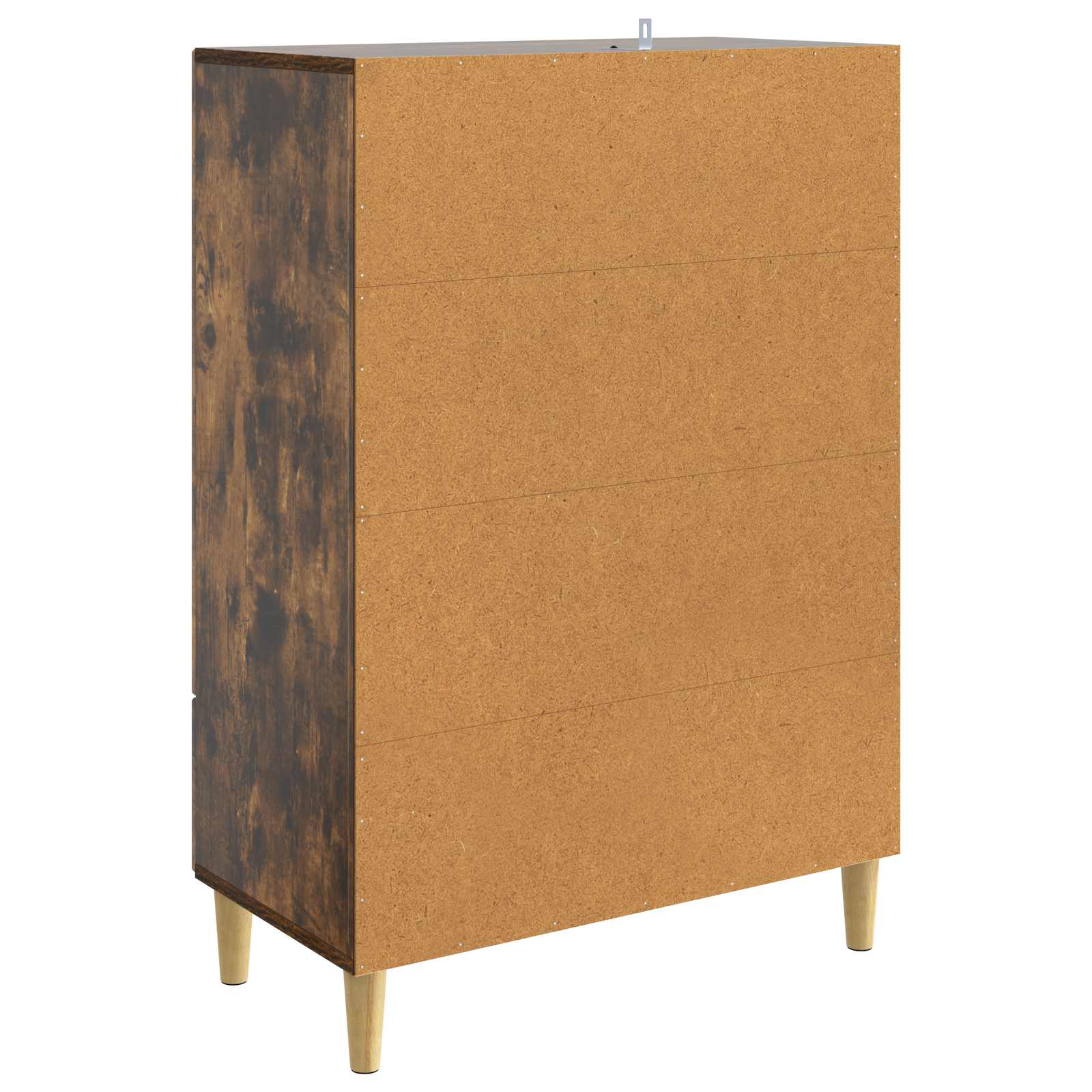 vidaXL Bufet Dąb wędzony 66 x 34,5 x 95 cm Drewno inżynieryjne