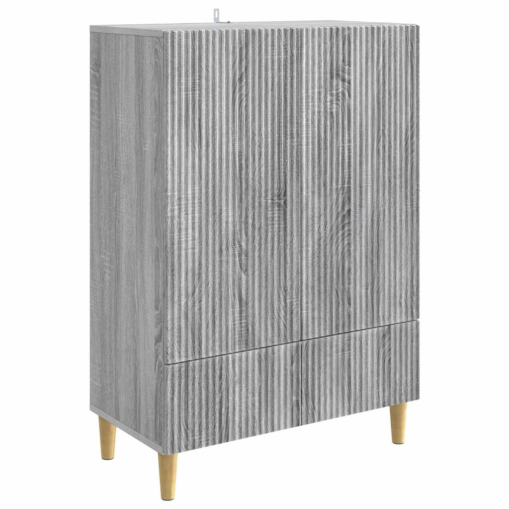 vidaXL Bufet Szary Sonoma 66 x 34,5 x 95 cm Drewno inżynieryjne