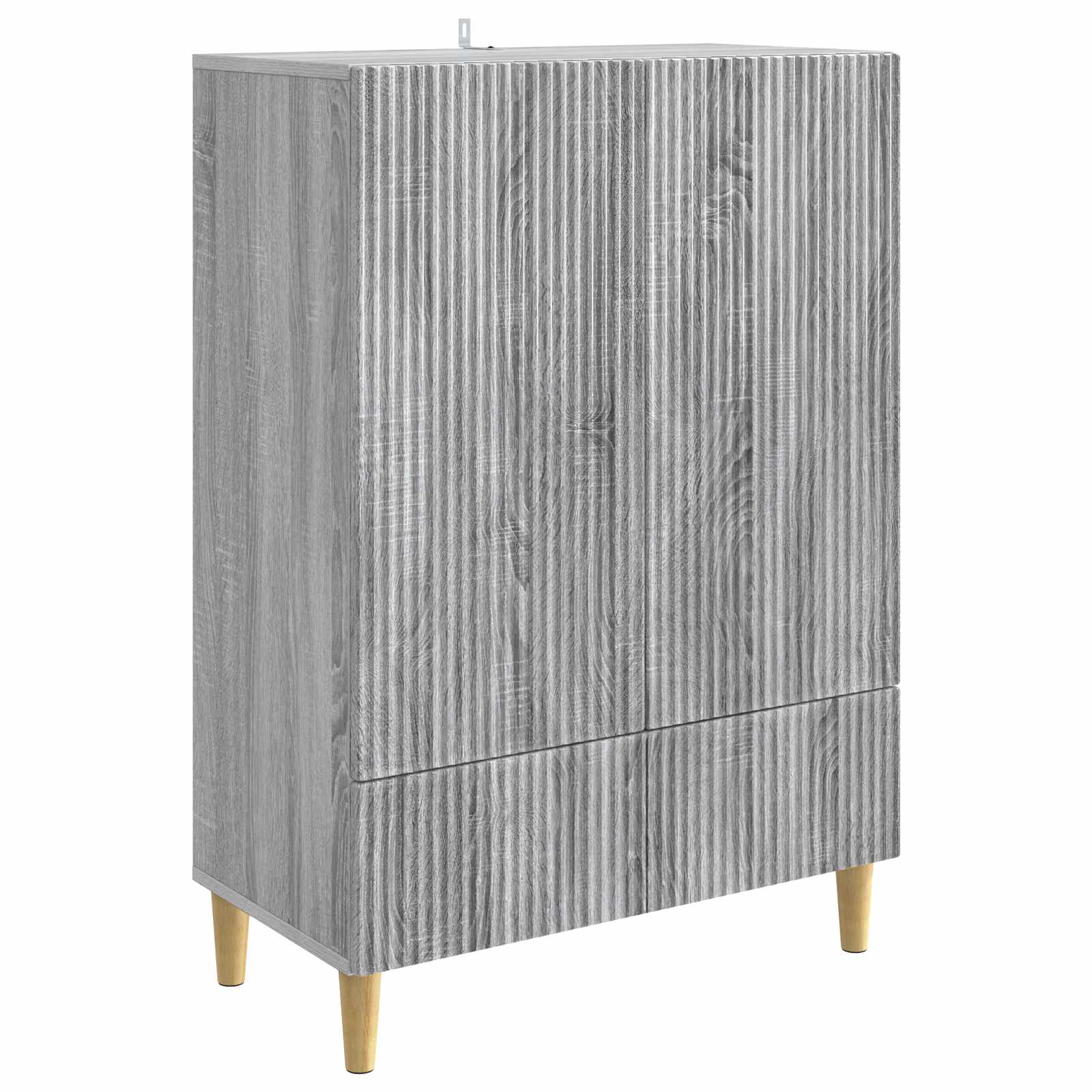 vidaXL Bufet Szary Sonoma 66 x 34,5 x 95 cm Drewno inżynieryjne
