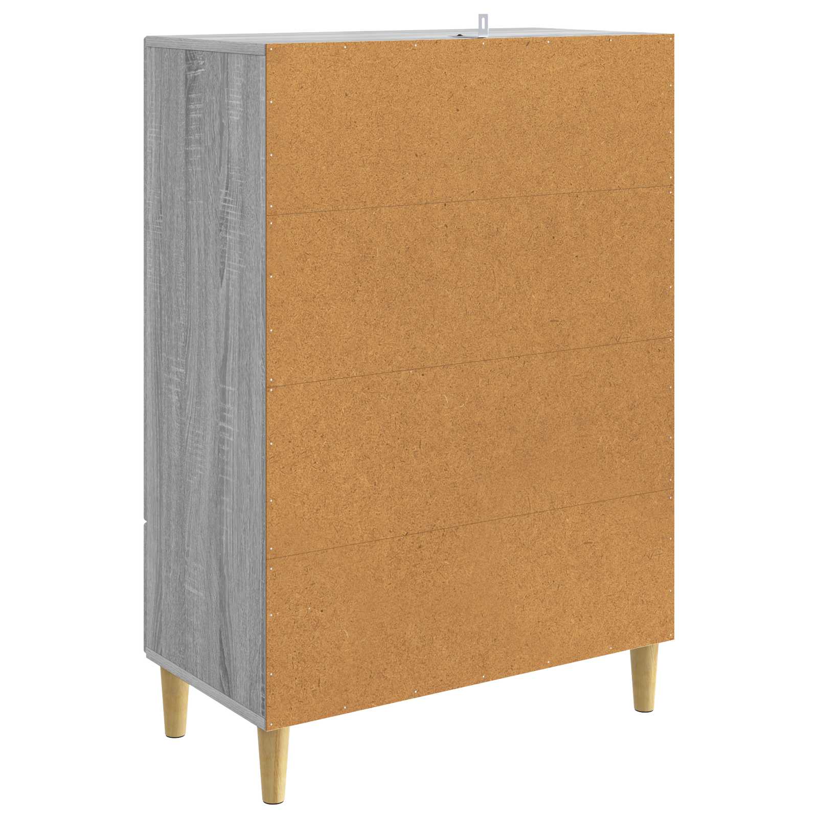 vidaXL Bufet Szary Sonoma 66 x 34,5 x 95 cm Drewno inżynieryjne