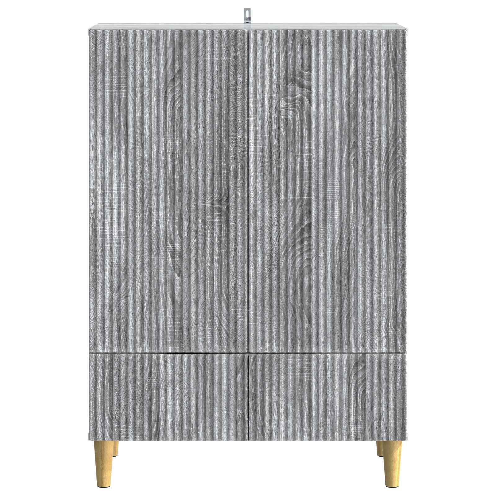 vidaXL Bufet Szary Sonoma 66 x 34,5 x 95 cm Drewno inżynieryjne