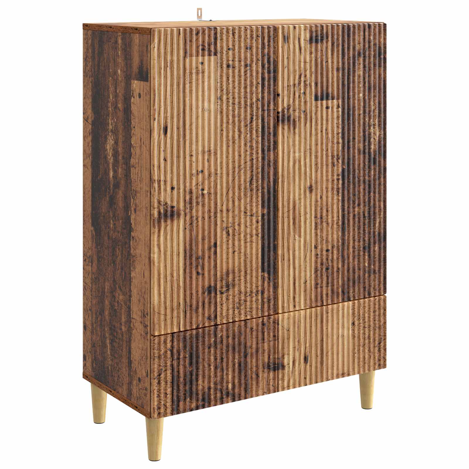vidaXL Bufet Stare drewno 66 x 34,5 x 95 cm Drewno inżynieryjne