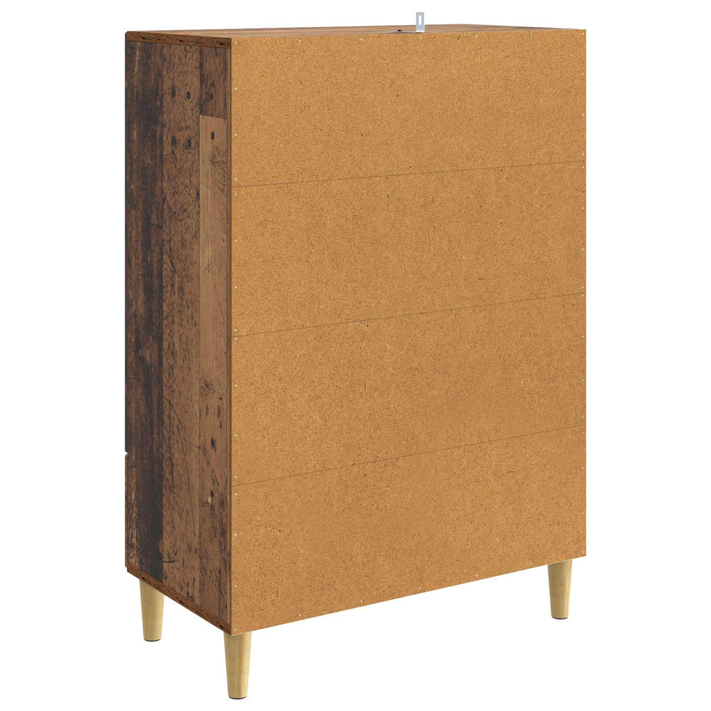 vidaXL Bufet Stare drewno 66 x 34,5 x 95 cm Drewno inżynieryjne