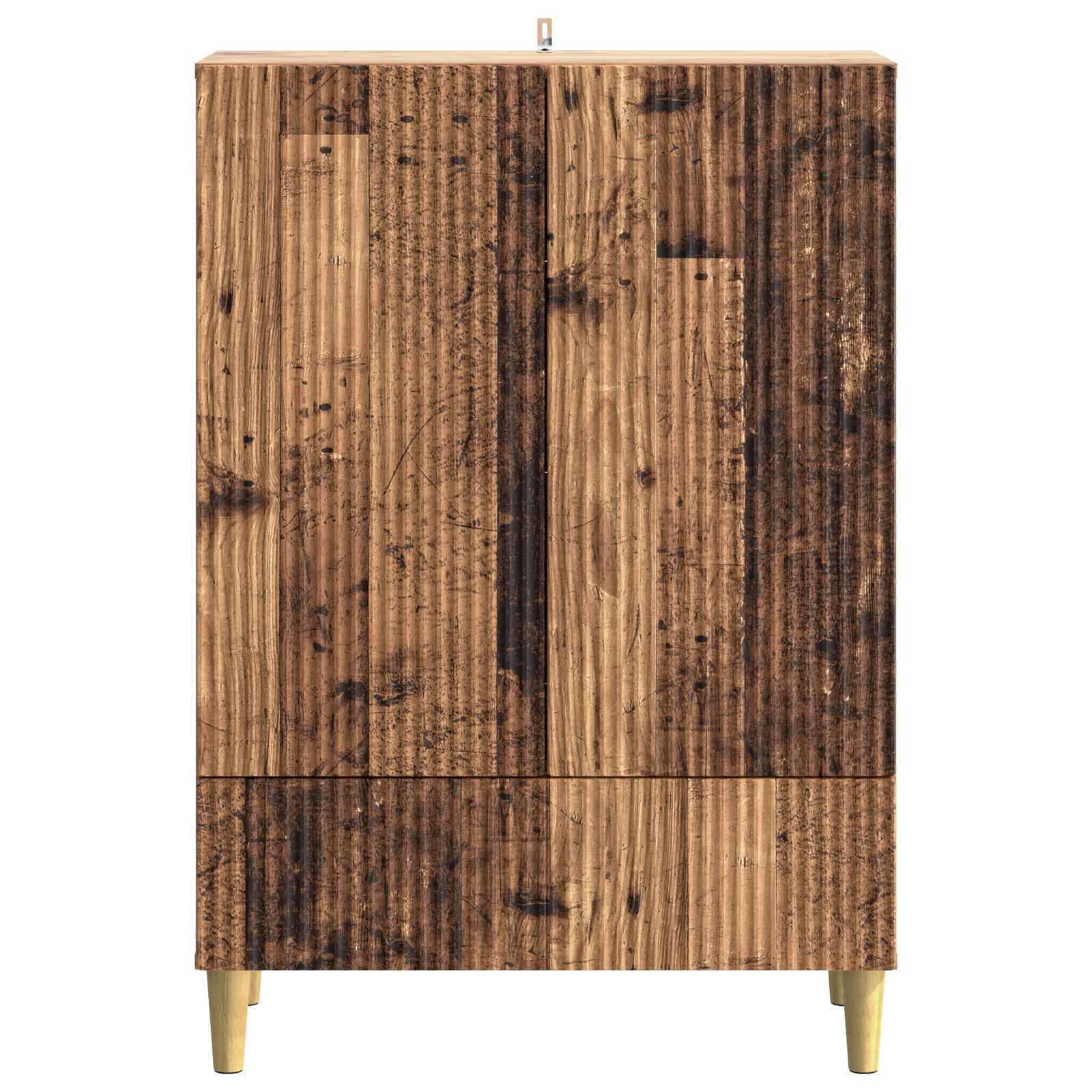 vidaXL Bufet Stare drewno 66 x 34,5 x 95 cm Drewno inżynieryjne