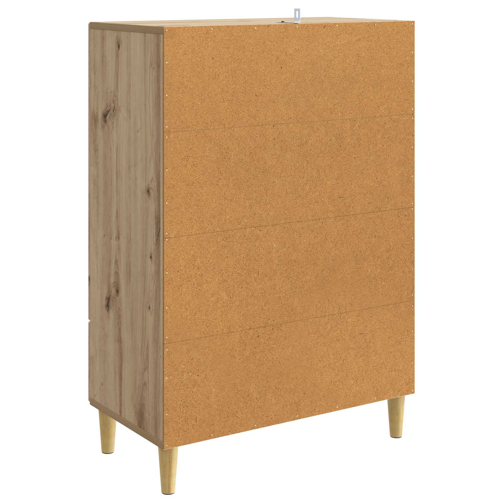 vidaXL Bufet Dąb artisan 66 x 34,5 x 95 cm Drewno inżynieryjne