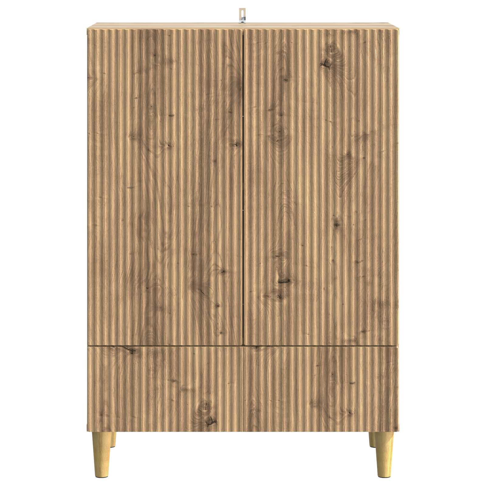 vidaXL Bufet Dąb artisan 66 x 34,5 x 95 cm Drewno inżynieryjne