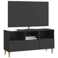 vidaXL Szafka pod telewizor z szufladą Czarny 102 x 34,5 x 50 cm