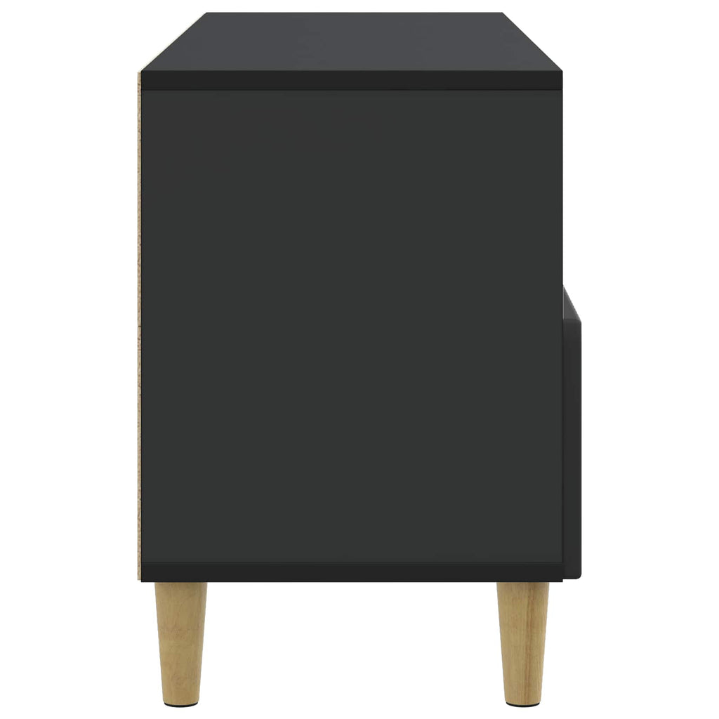 vidaXL Szafka pod telewizor z szufladą Czarny 102 x 34,5 x 50 cm