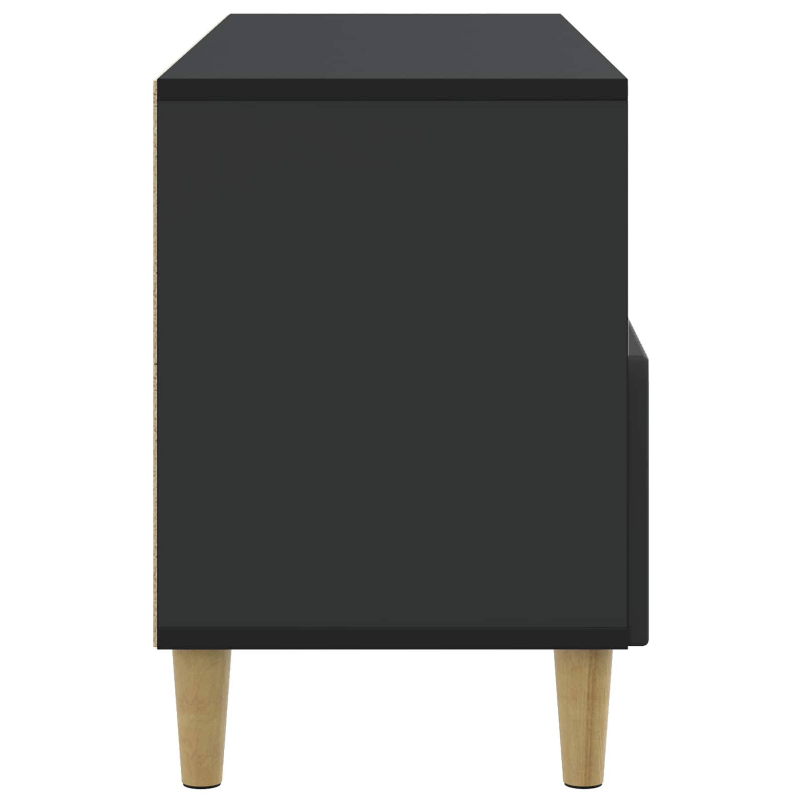 vidaXL Szafka pod telewizor z szufladą Czarny 102 x 34,5 x 50 cm