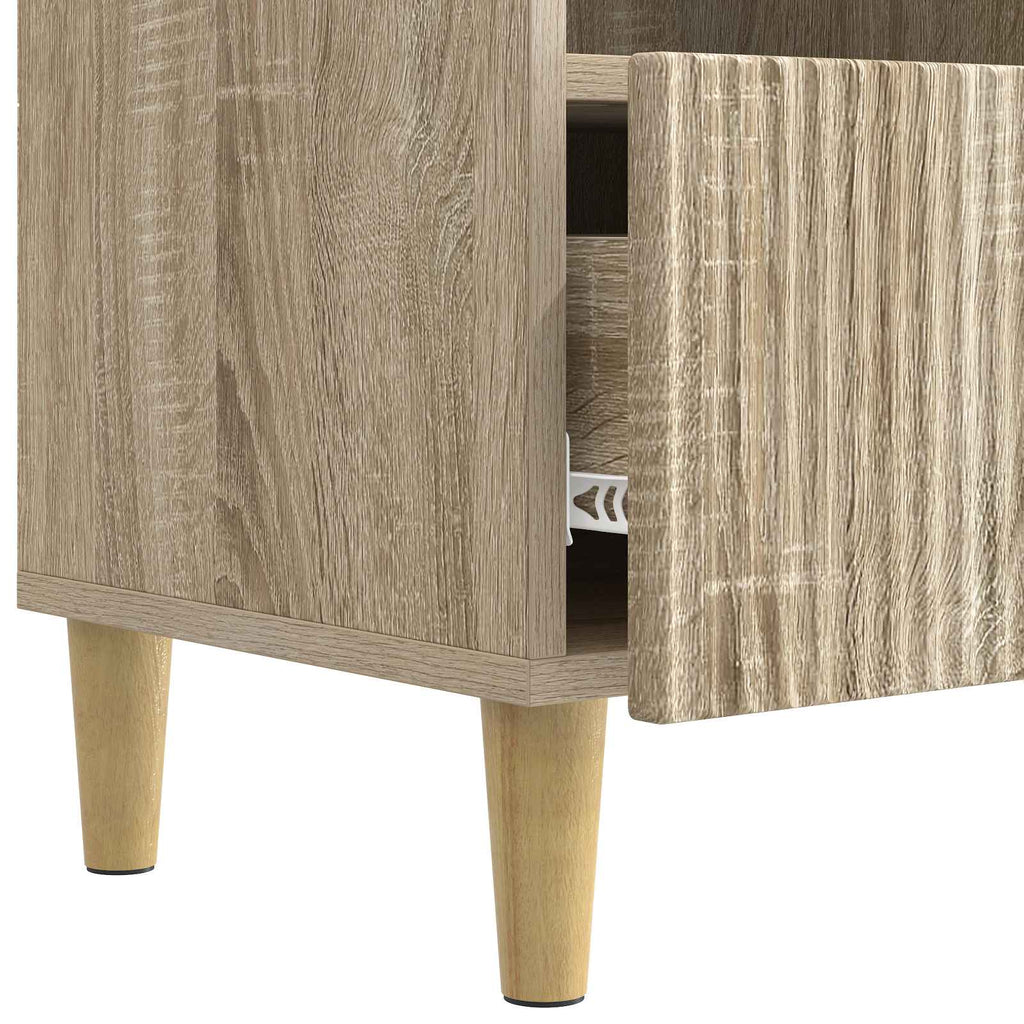 vidaXL Szafka pod telewizor z szufladą dąb Sonoma 102 x 34,5 x 50 cm