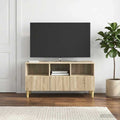 vidaXL Szafka pod telewizor z szufladą dąb Sonoma 102 x 34,5 x 50 cm