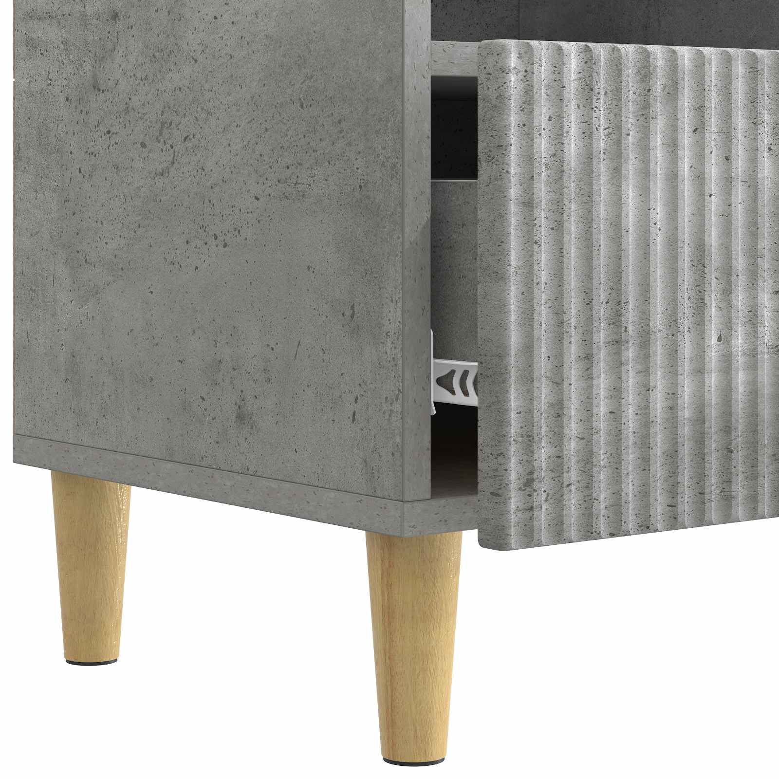 vidaXL Szafka pod telewizor 102 x 34,5 x 50 cm Betonowy szary