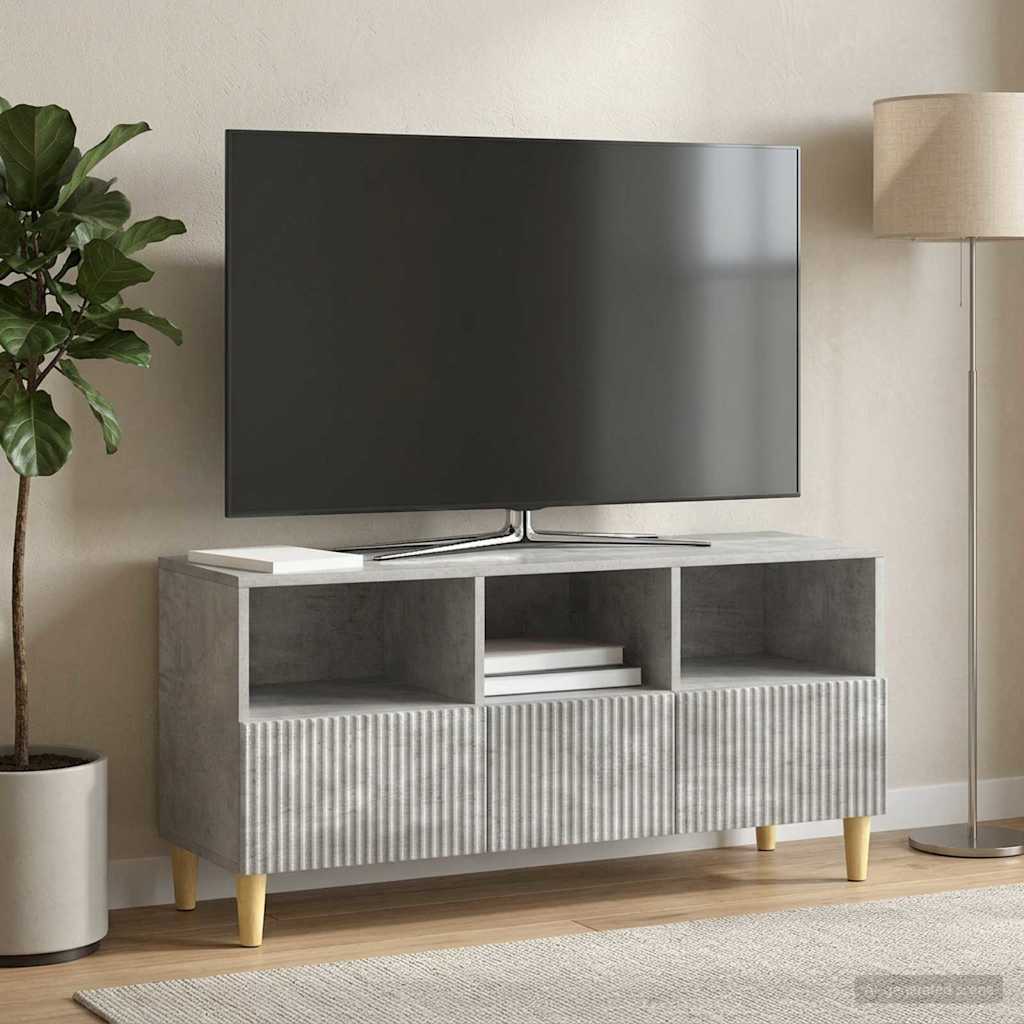 vidaXL Szafka pod telewizor 102 x 34,5 x 50 cm Betonowy szary