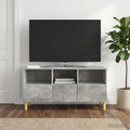 vidaXL Szafka pod telewizor 102 x 34,5 x 50 cm Betonowy szary