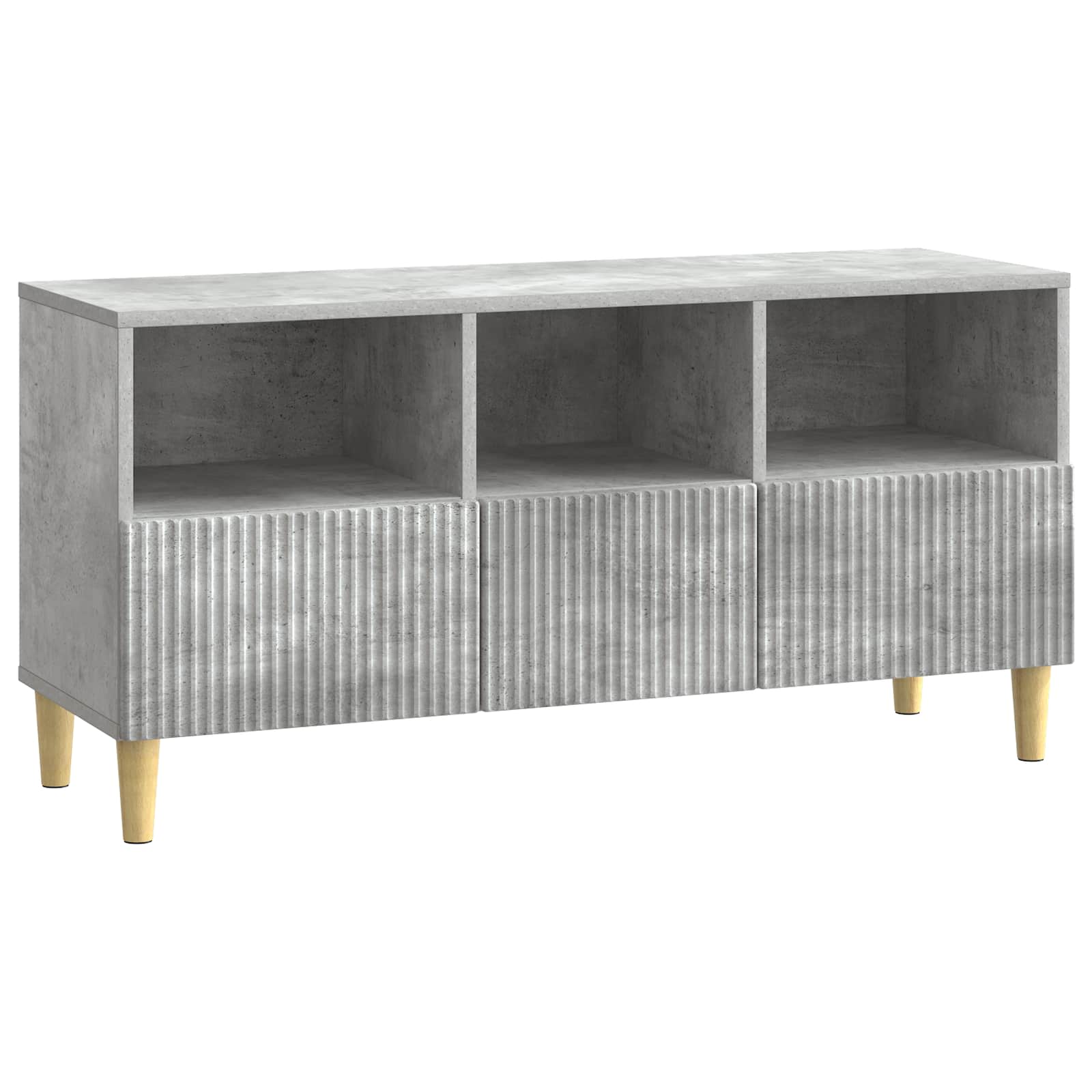 vidaXL Szafka pod telewizor 102 x 34,5 x 50 cm Betonowy szary