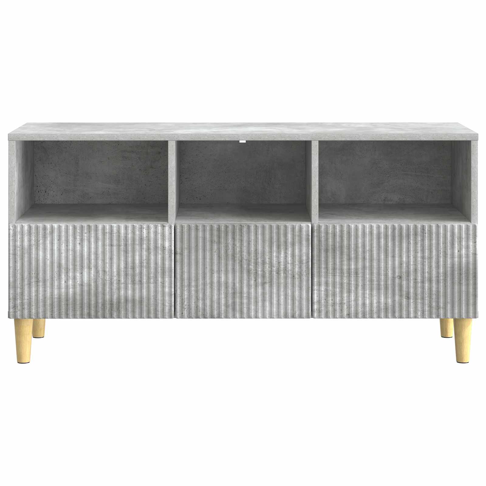 vidaXL Szafka pod telewizor 102 x 34,5 x 50 cm Betonowy szary