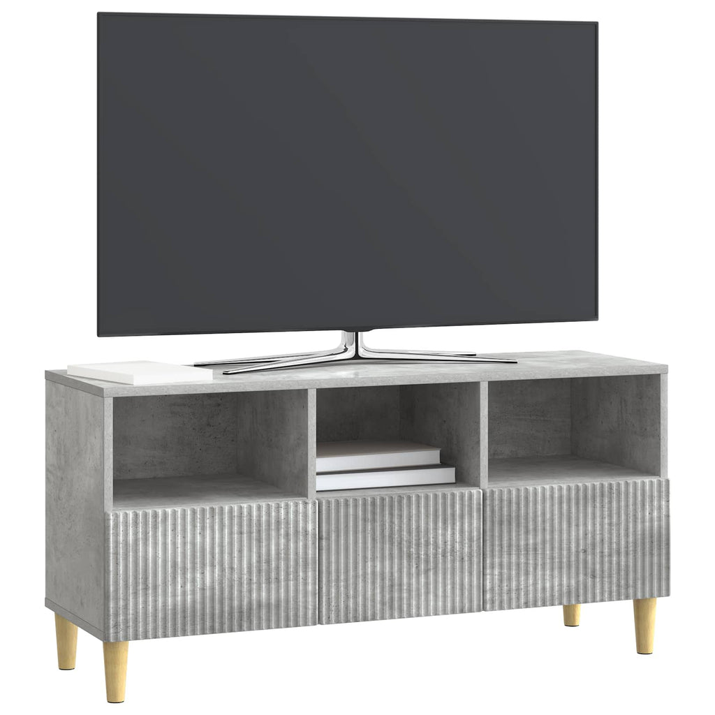 vidaXL Szafka pod telewizor 102 x 34,5 x 50 cm Betonowy szary