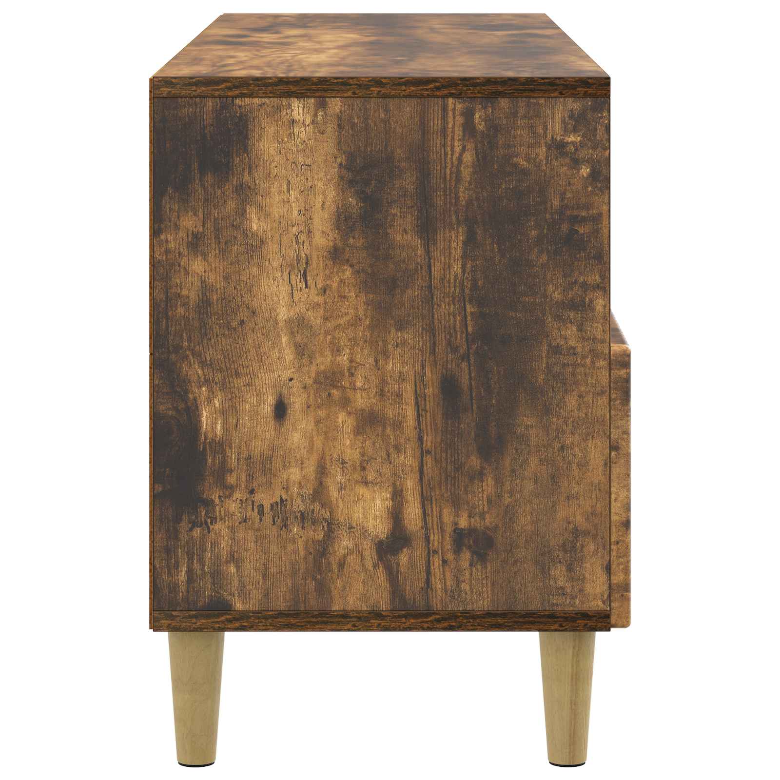 vidaXL Szafka pod telewizor z szufladą Dąb wędzony 102 x 34,5 x 50 cm