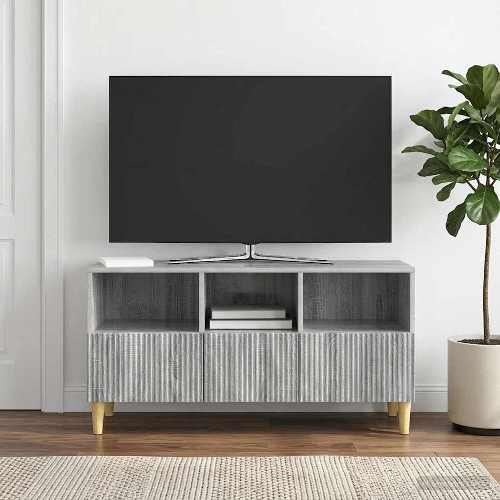 vidaXL Szafka pod telewizor 102 x 34,5 x 50 cm Szary Sonoma