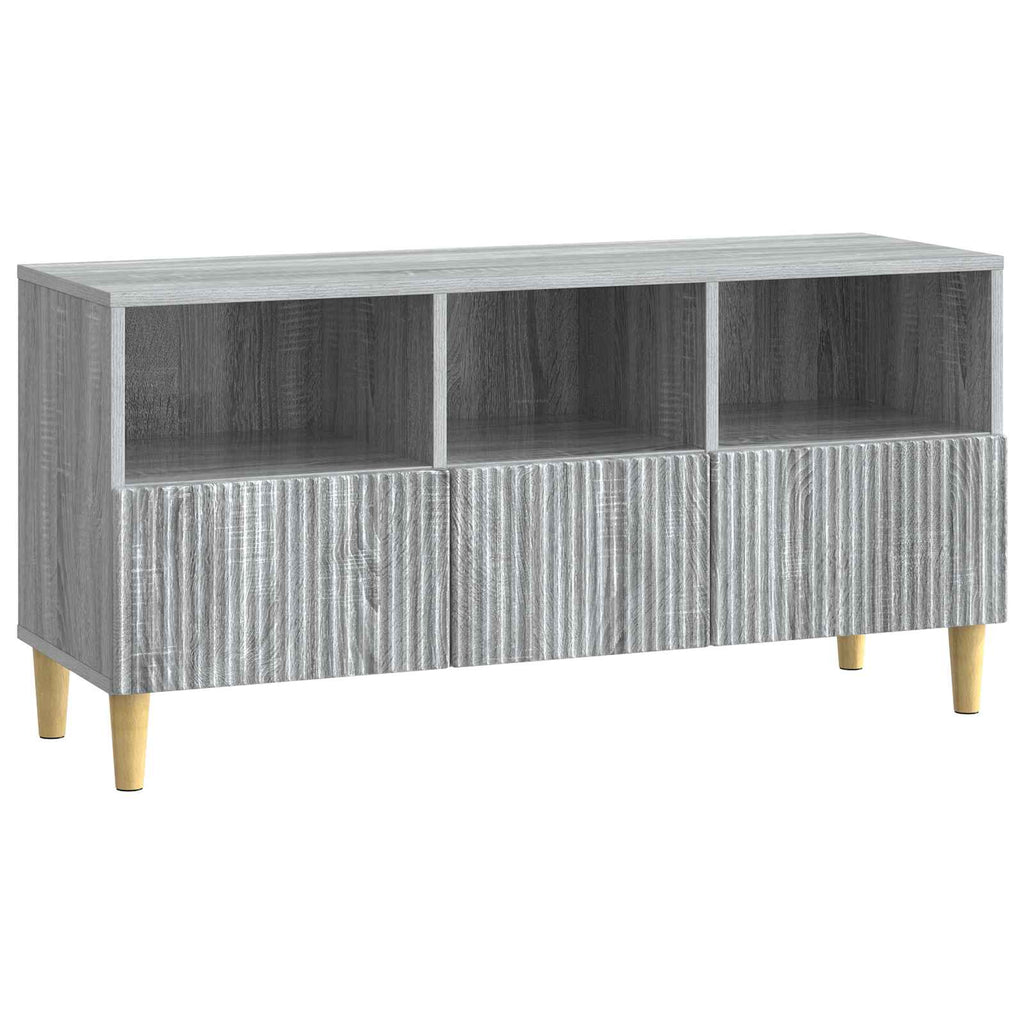 vidaXL Szafka pod telewizor z szufladą Szary Sonoma 102 x 34,5 x 50 cm
