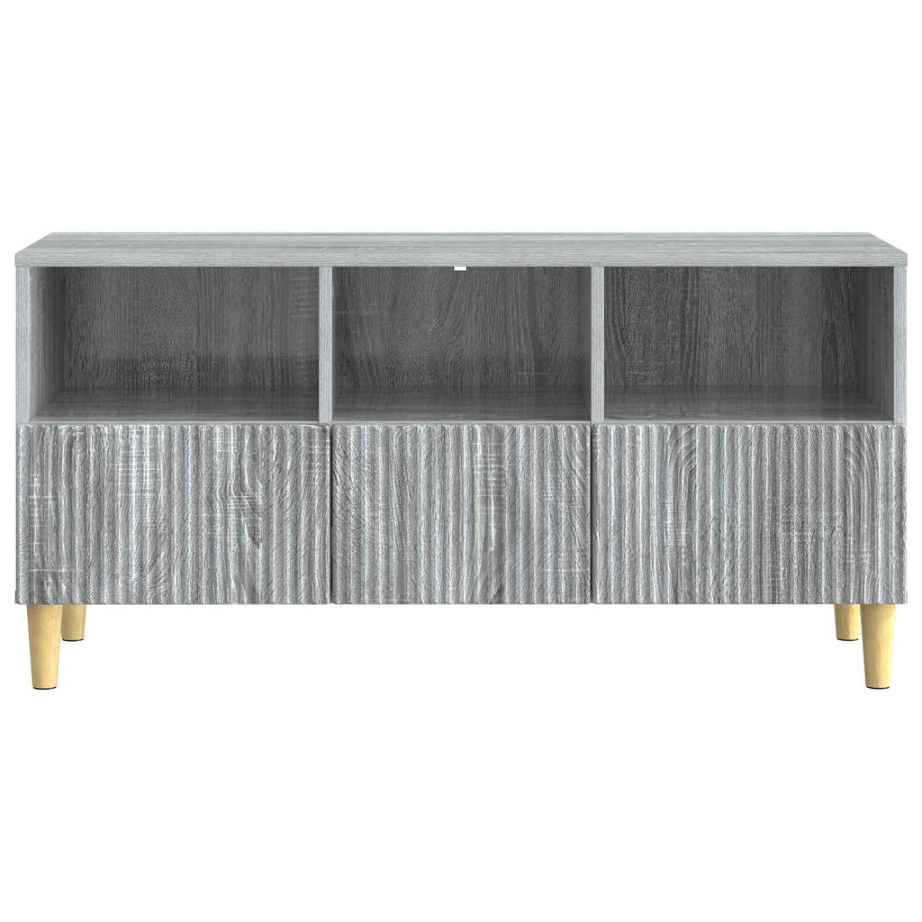 vidaXL Szafka pod telewizor z szufladą Szary Sonoma 102 x 34,5 x 50 cm