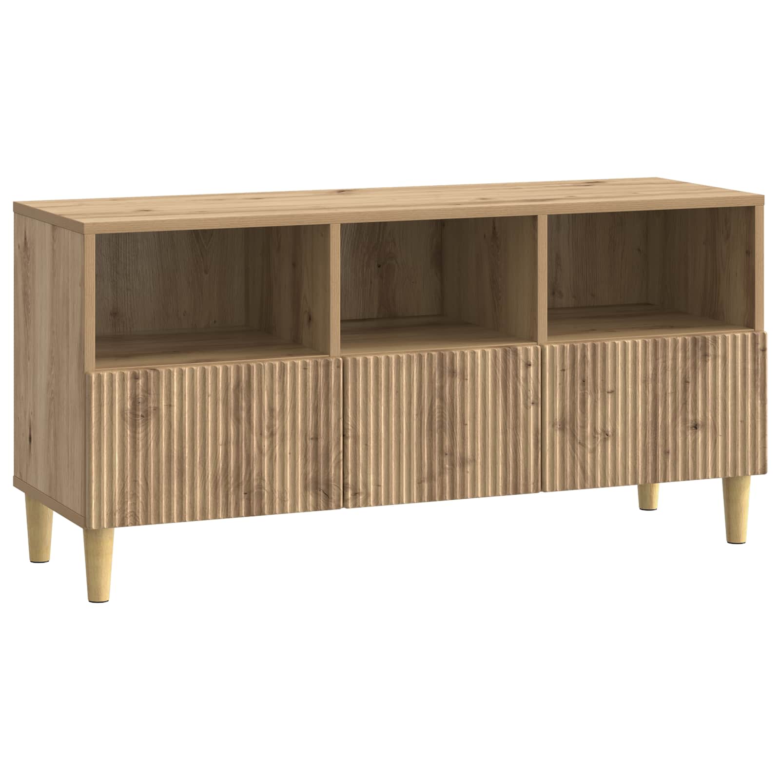 vidaXL Szafka pod telewizor z szufladą Dąb artisan 102 x 34,5 x 50 cm