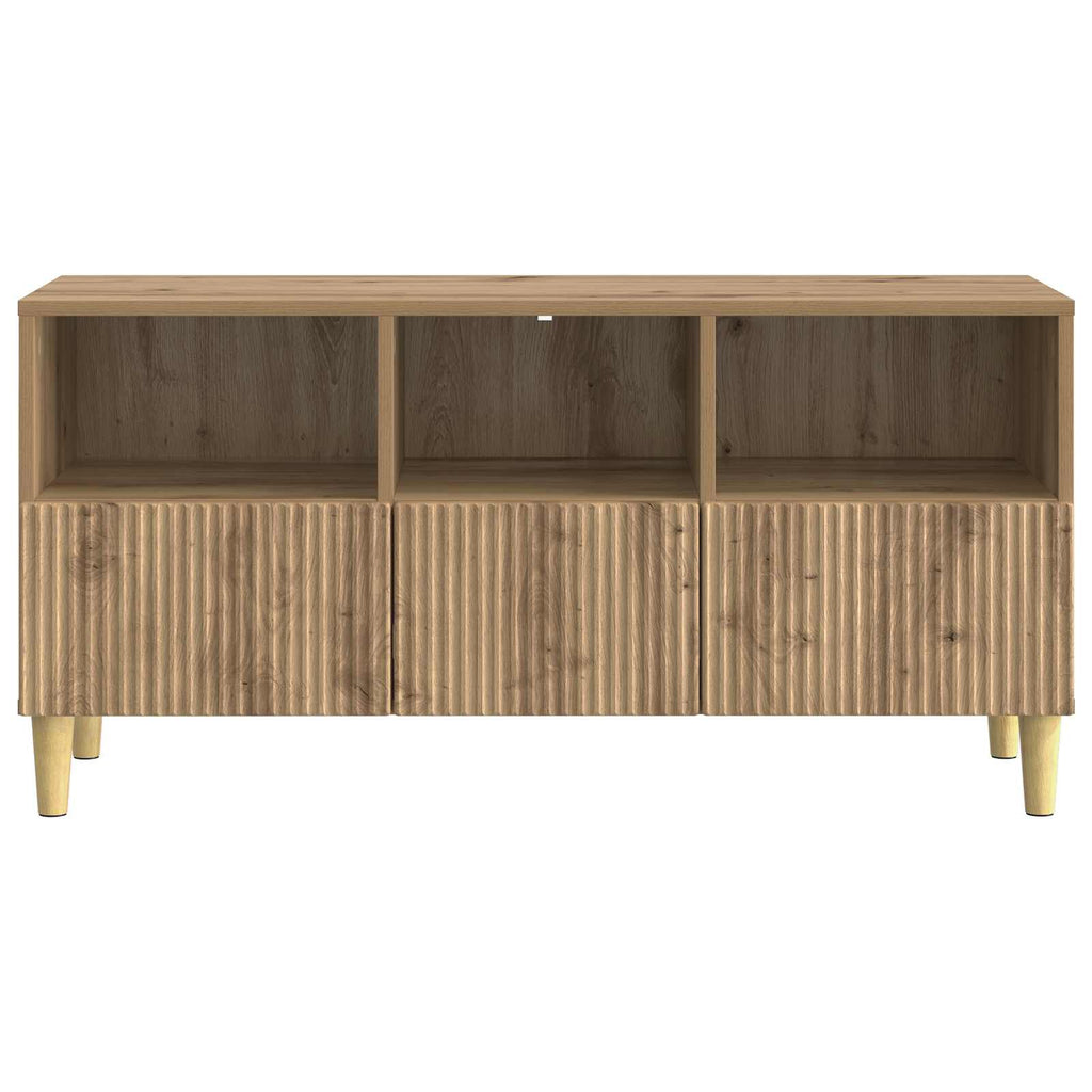 vidaXL Szafka pod telewizor z szufladą Dąb artisan 102 x 34,5 x 50 cm