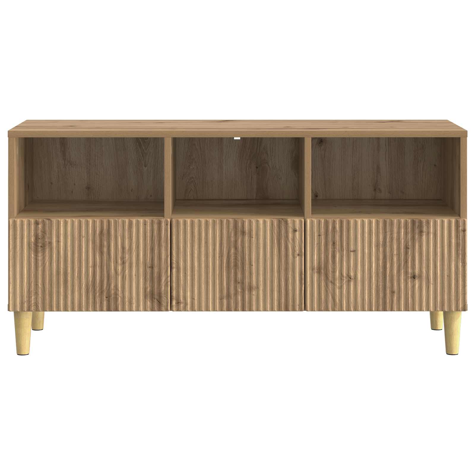 vidaXL Szafka pod telewizor z szufladą Dąb artisan 102 x 34,5 x 50 cm