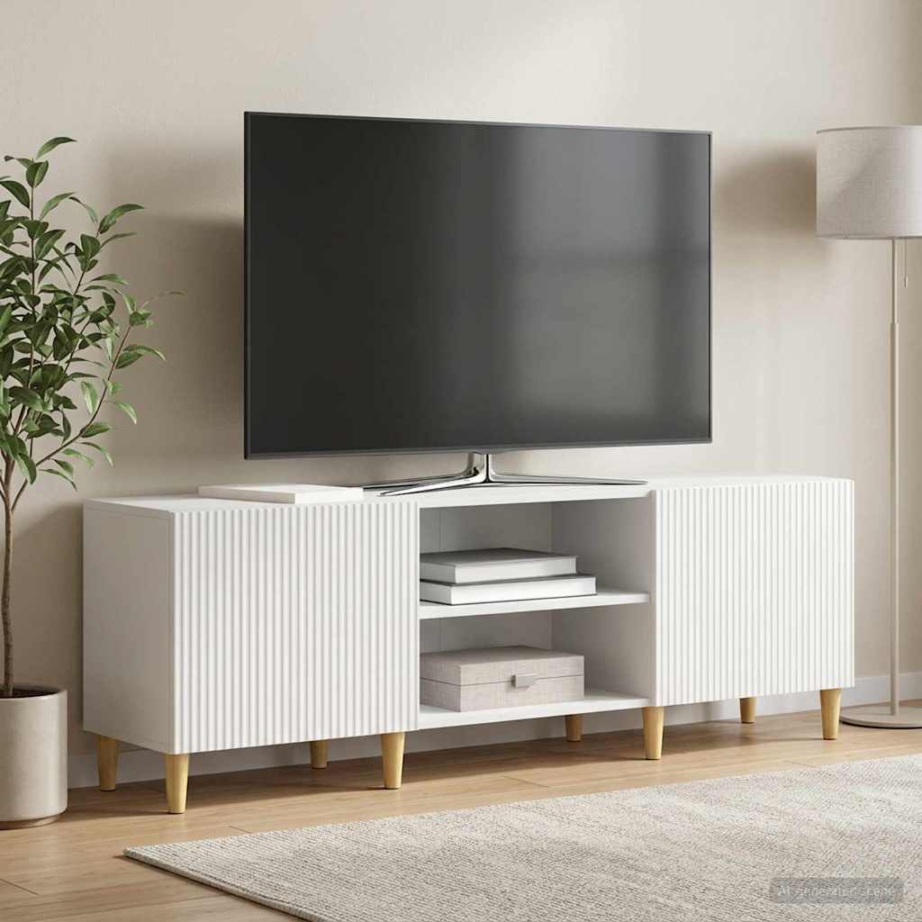 vidaXL Szafka pod telewizor Biały 150 x 31 x 50 cm Drewno inżynieryjne