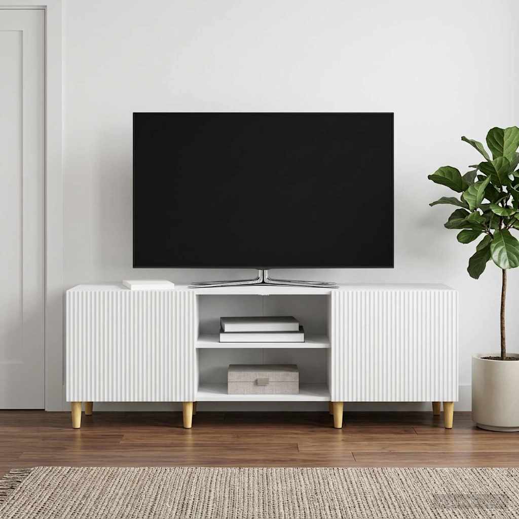 vidaXL Szafka pod telewizor Biały 150 x 31 x 50 cm Drewno inżynieryjne