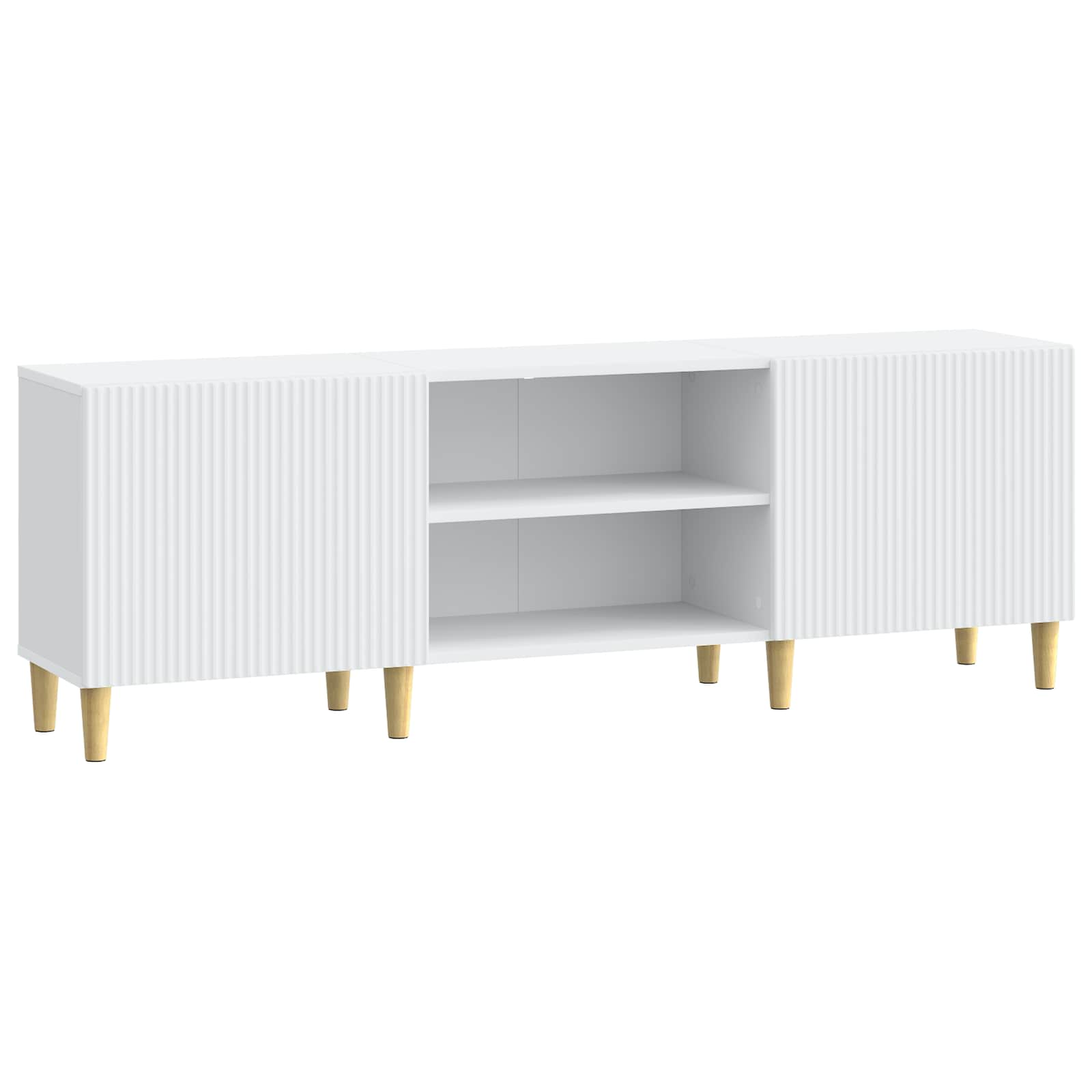 vidaXL Szafka pod telewizor Biały 150 x 31 x 50 cm Drewno inżynieryjne