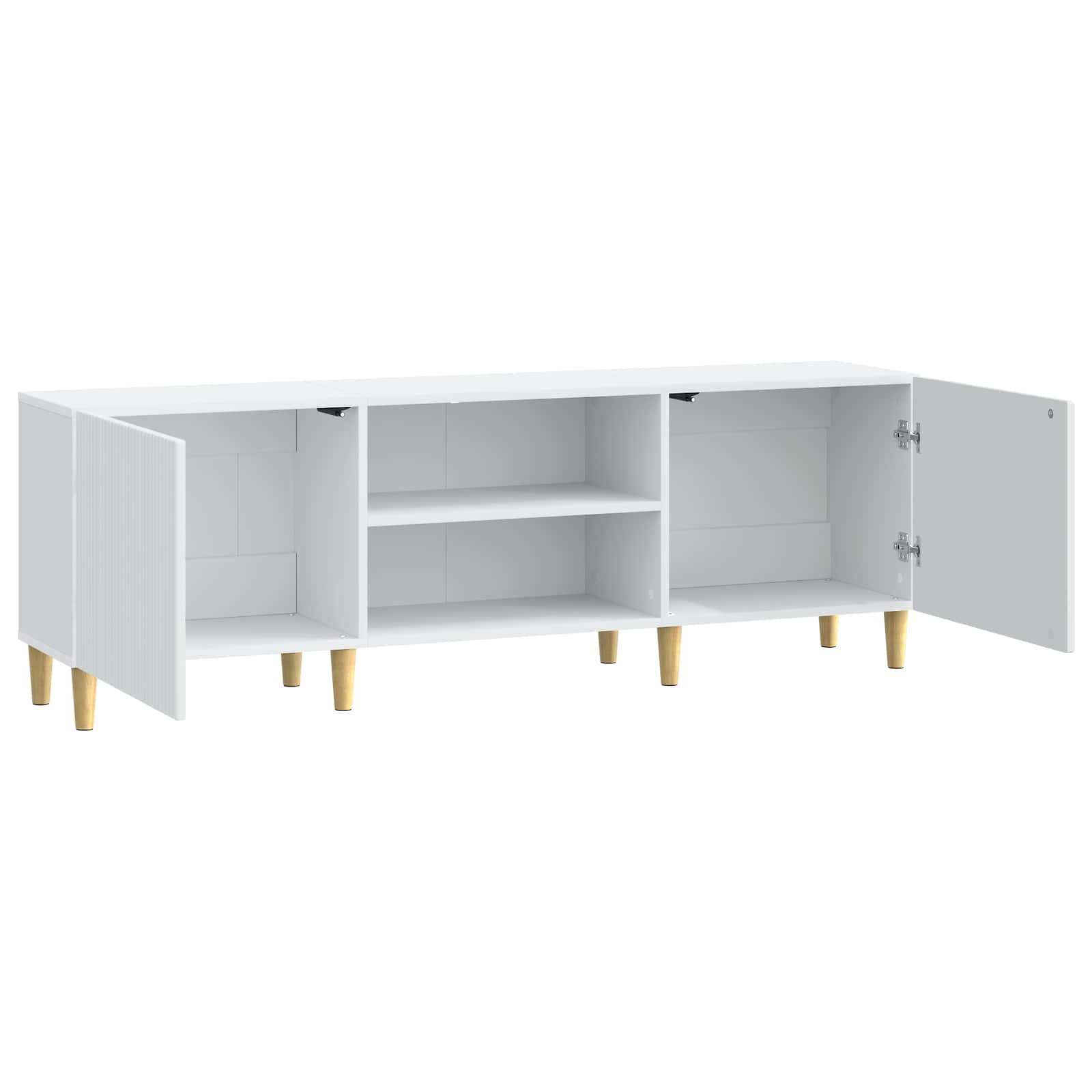 vidaXL Szafka pod telewizor Biały 150 x 31 x 50 cm Drewno inżynieryjne