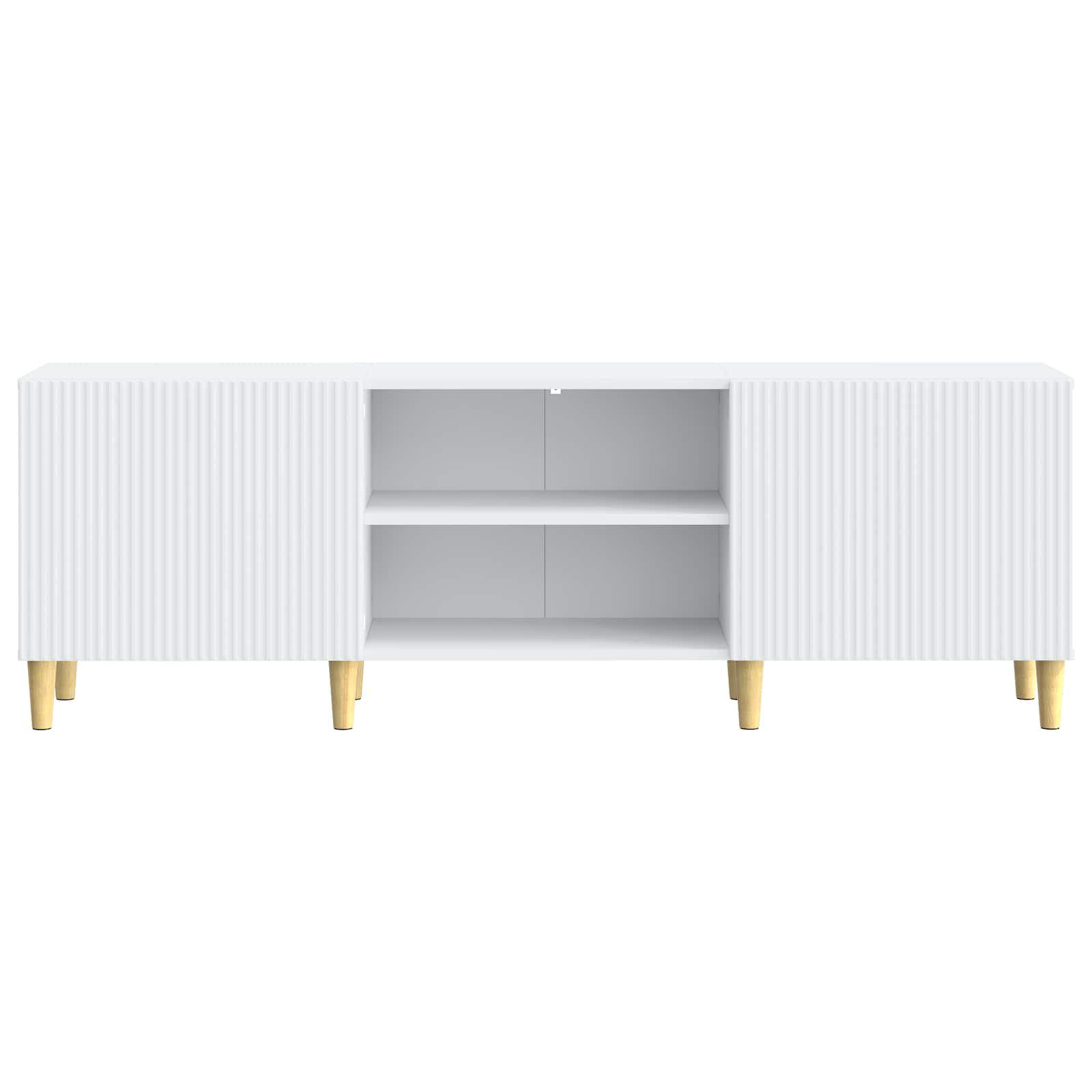 vidaXL Szafka pod telewizor Biały 150 x 31 x 50 cm Drewno inżynieryjne