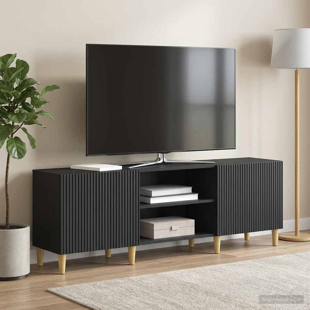 vidaXL Szafka pod telewizor Czarny 150 x 31 x 50 cm