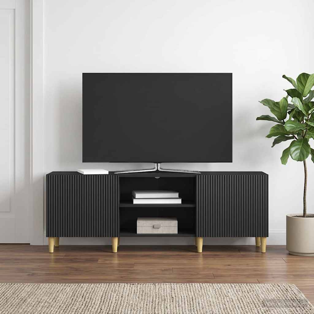 vidaXL Szafka pod telewizor Czarny 150 x 31 x 50 cm