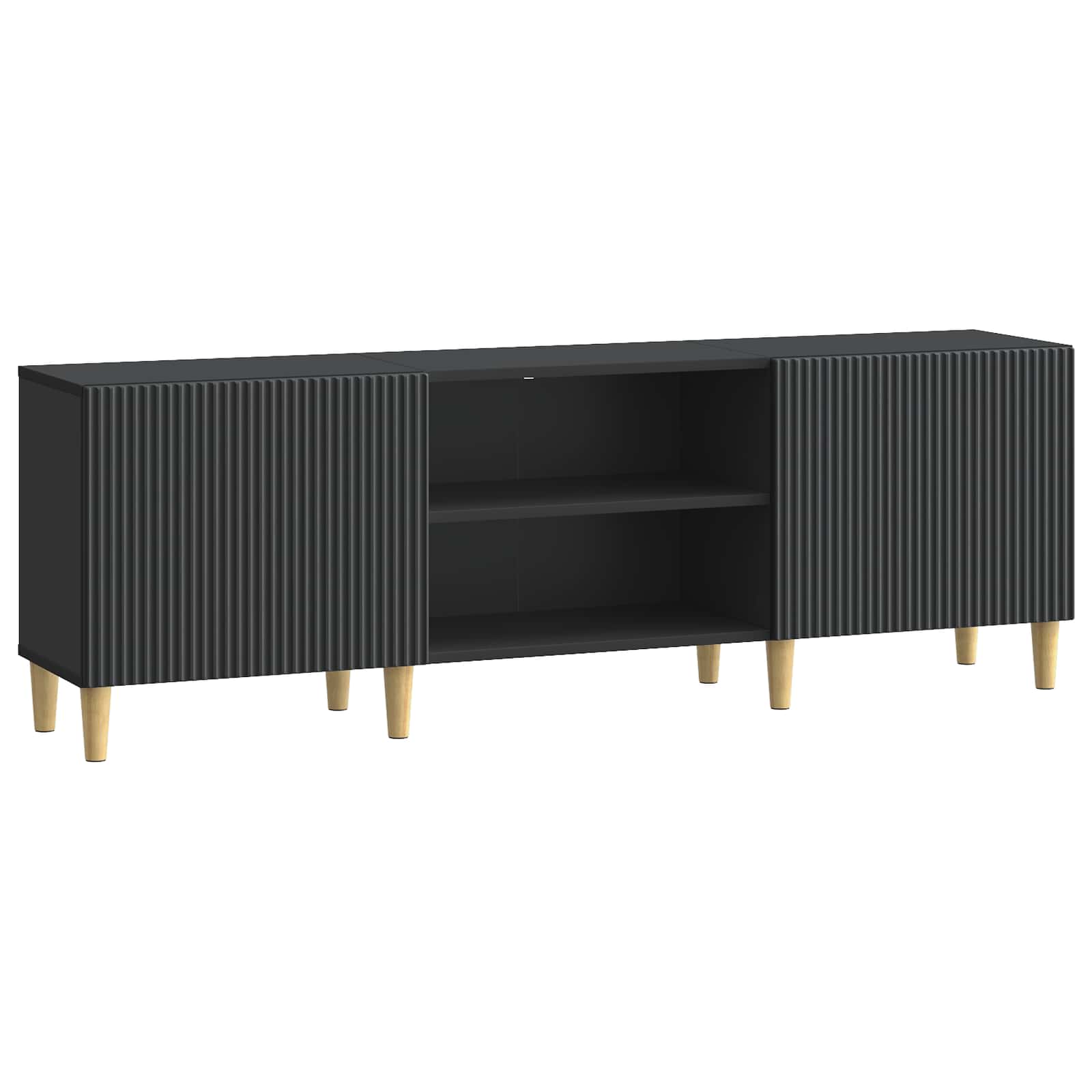 vidaXL Szafka pod telewizor Czarny 150 x 31 x 50 cm