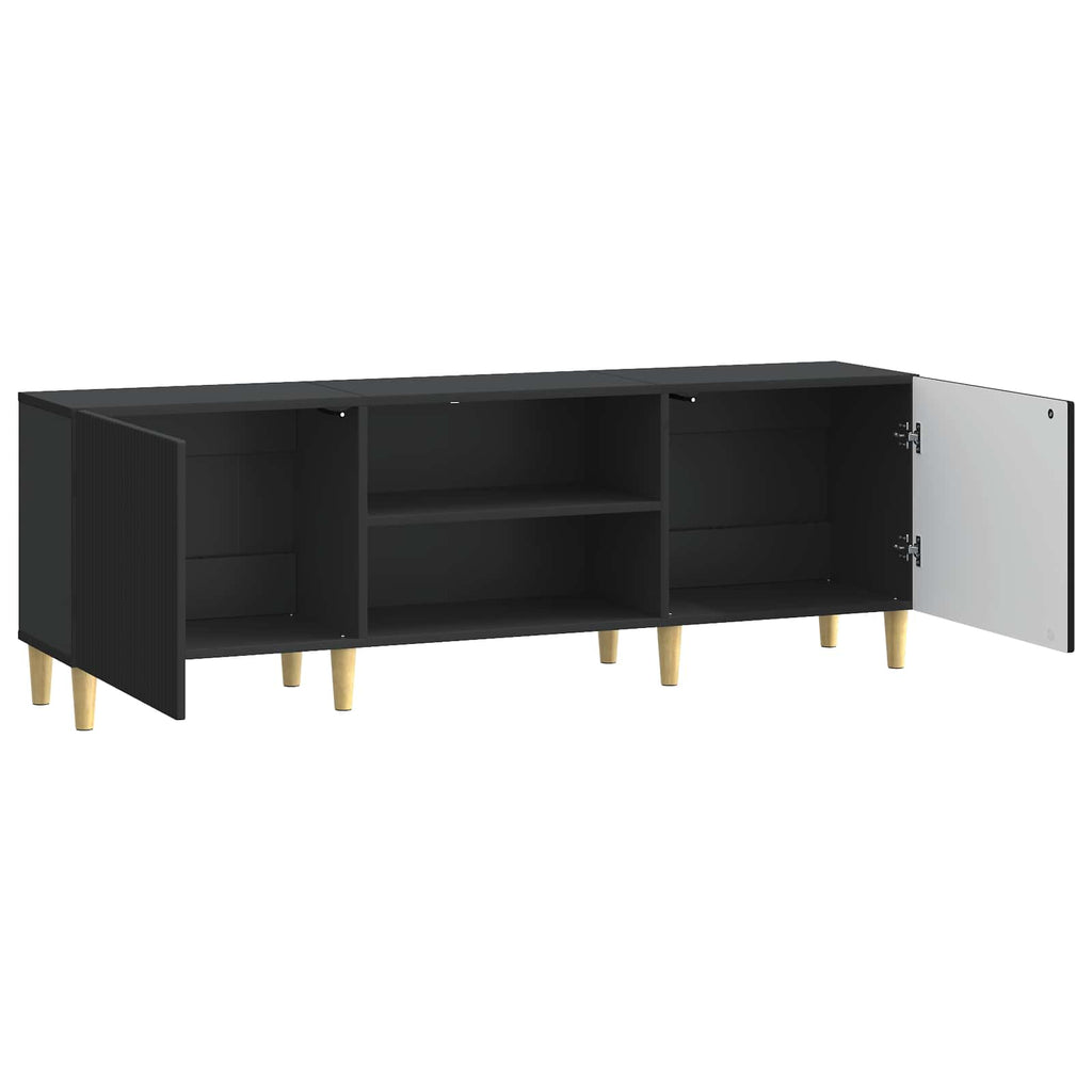 vidaXL Szafka pod telewizor Czarny 150 x 31 x 50 cm