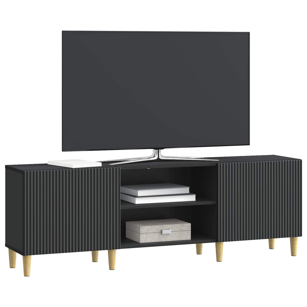 vidaXL Szafka pod telewizor Czarny 150 x 31 x 50 cm