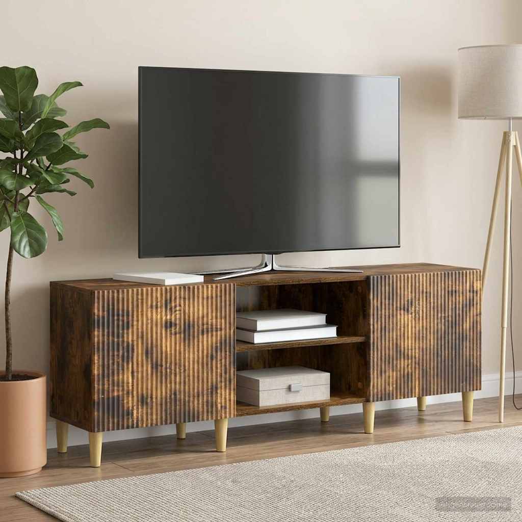vidaXL Szafka pod telewizor Dąb wędzony 150 x 31 x 50 cm