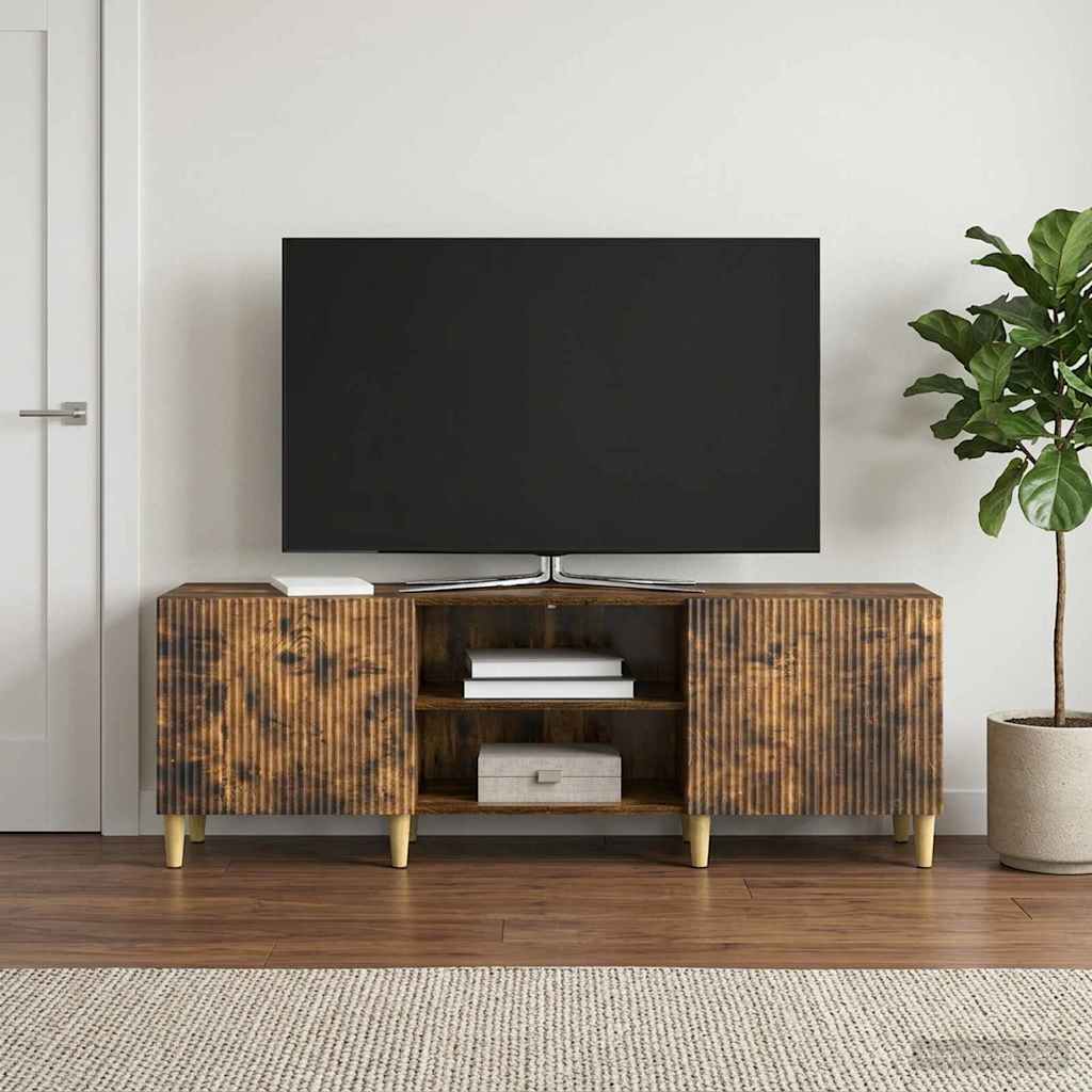 vidaXL Szafka pod telewizor Dąb wędzony 150 x 31 x 50 cm