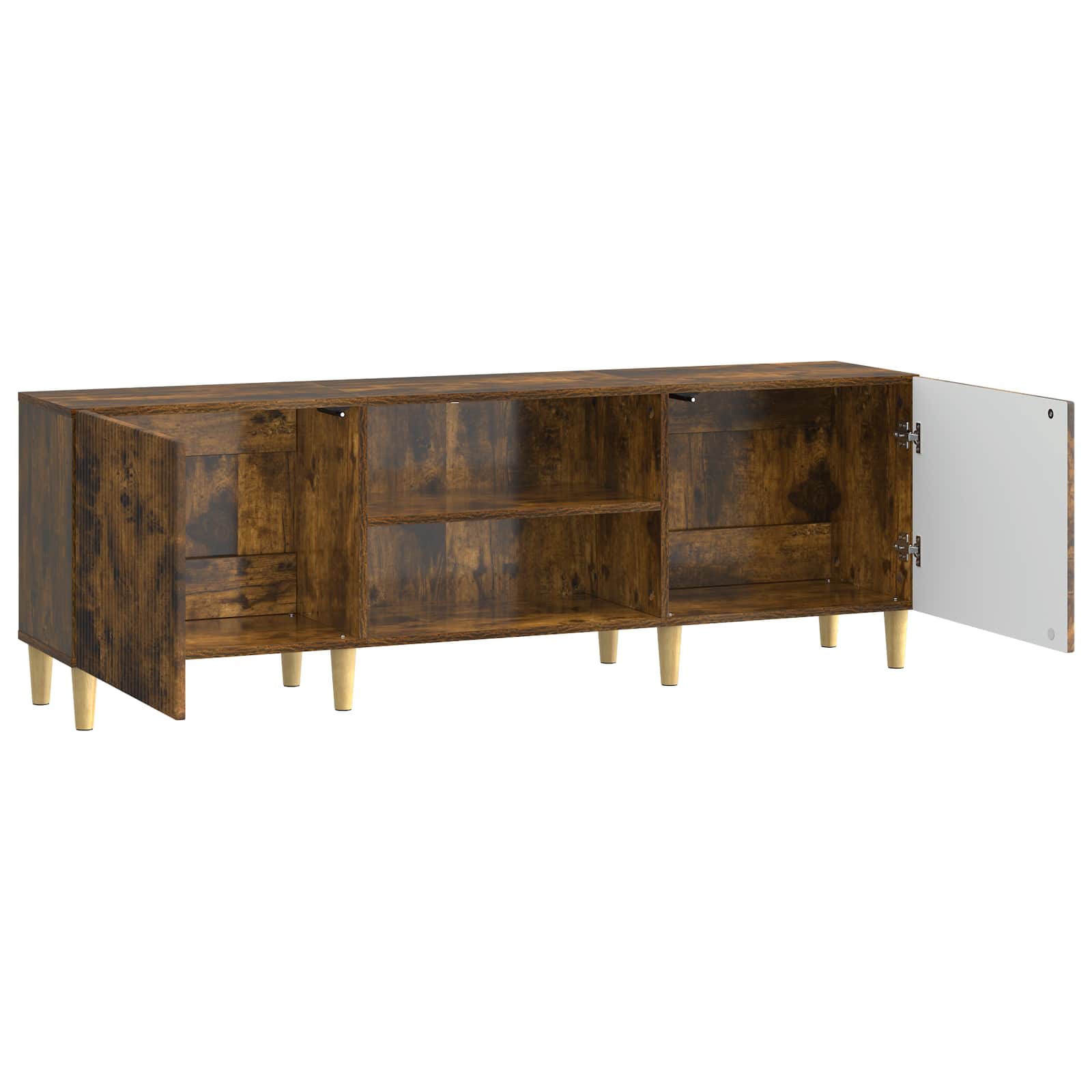 vidaXL Szafka pod telewizor Dąb wędzony 150 x 31 x 50 cm