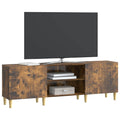vidaXL Szafka pod telewizor Dąb wędzony 150 x 31 x 50 cm