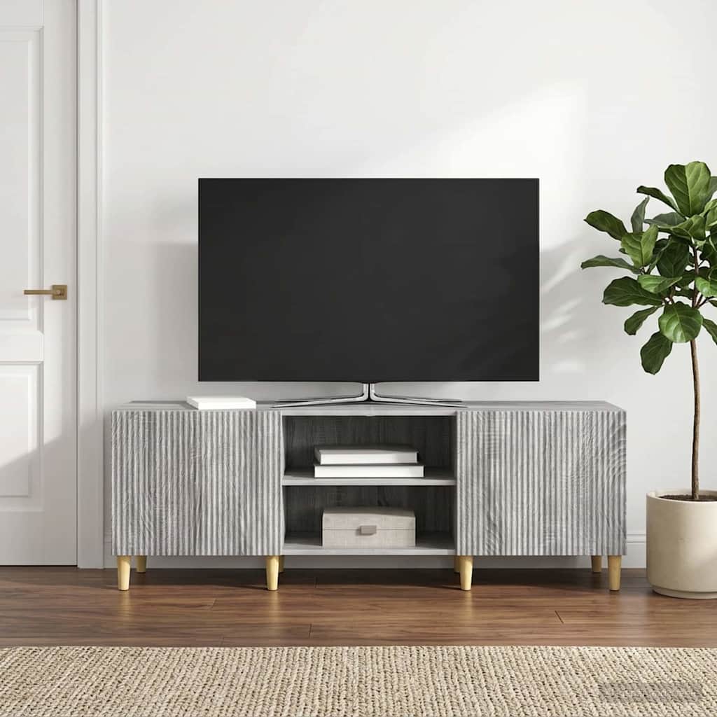 vidaXL Szafka pod telewizor Szary Sonoma 150 x 31 x 50 cm