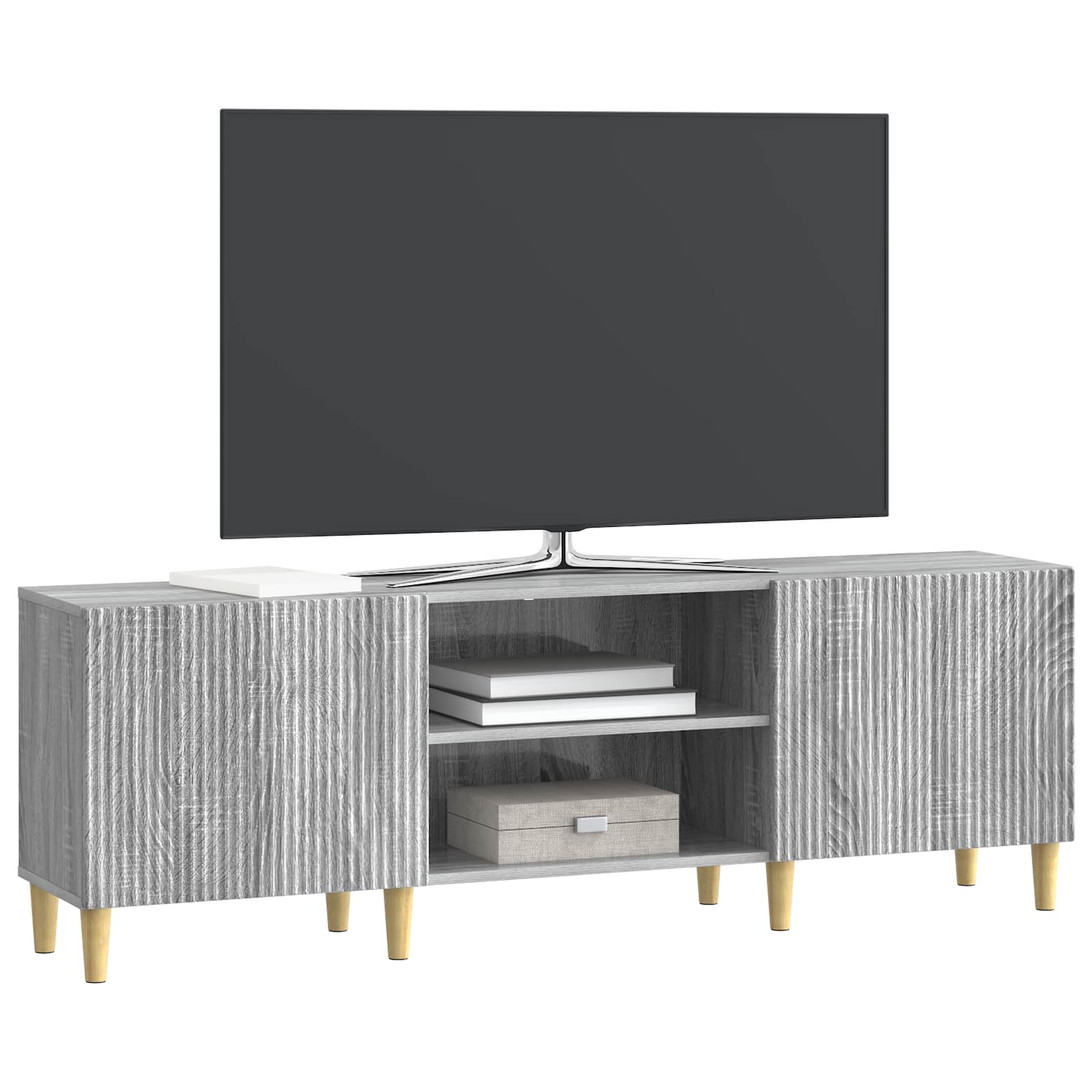 vidaXL Szafka pod telewizor Szary Sonoma 150 x 31 x 50 cm