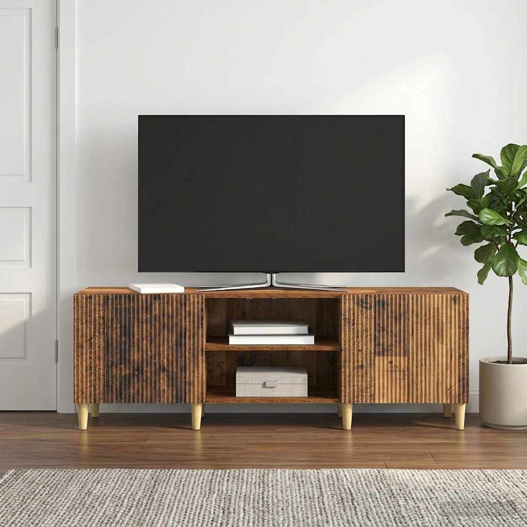 vidaXL Szafka pod telewizor Stare drewno 150 x 31 x 50 cm