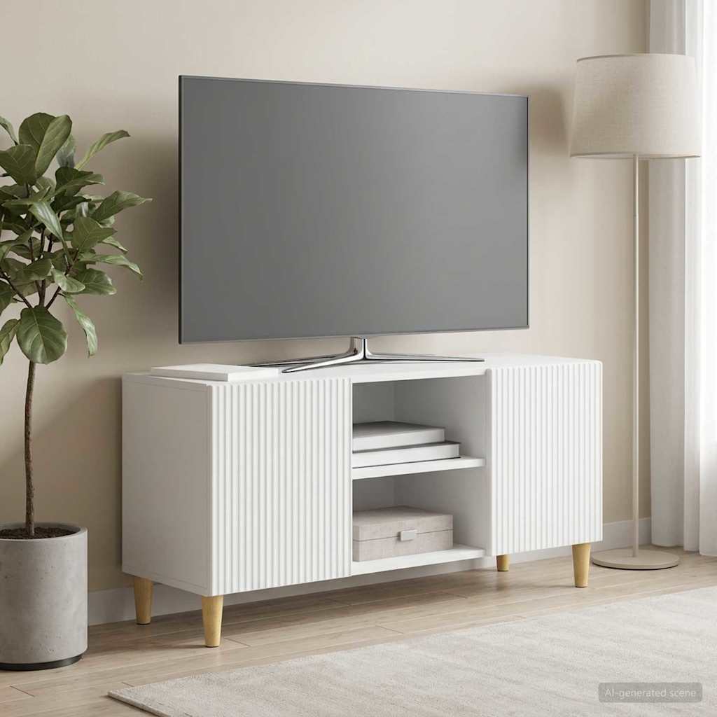 vidaXL Szafka pod telewizor Biały 102 x 34,5 x 50 cm