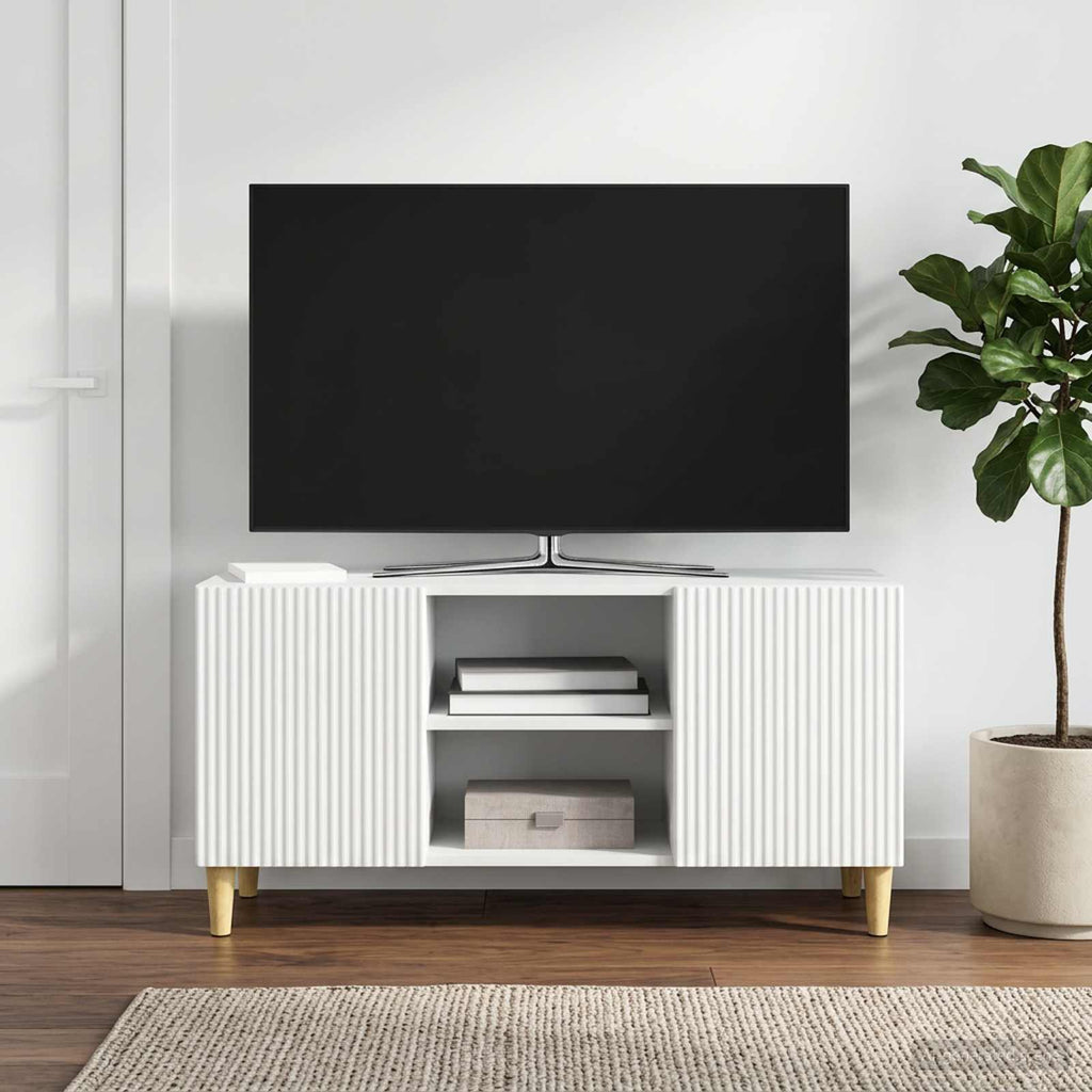 vidaXL Szafka pod telewizor Biały 102 x 34,5 x 50 cm