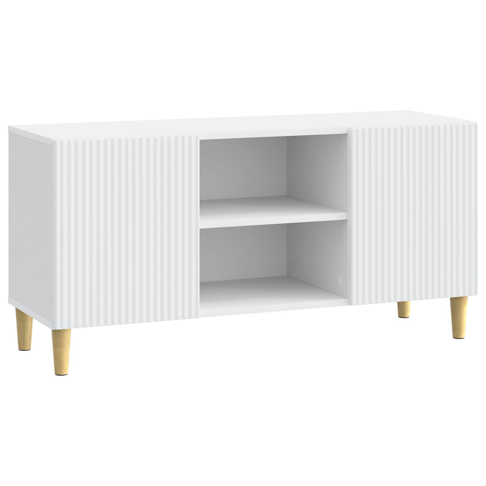 vidaXL Szafka pod telewizor Biały 102 x 34,5 x 50 cm