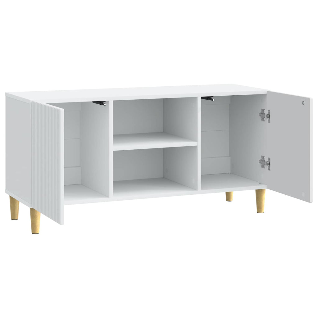 vidaXL Szafka pod telewizor Biały 102 x 34,5 x 50 cm