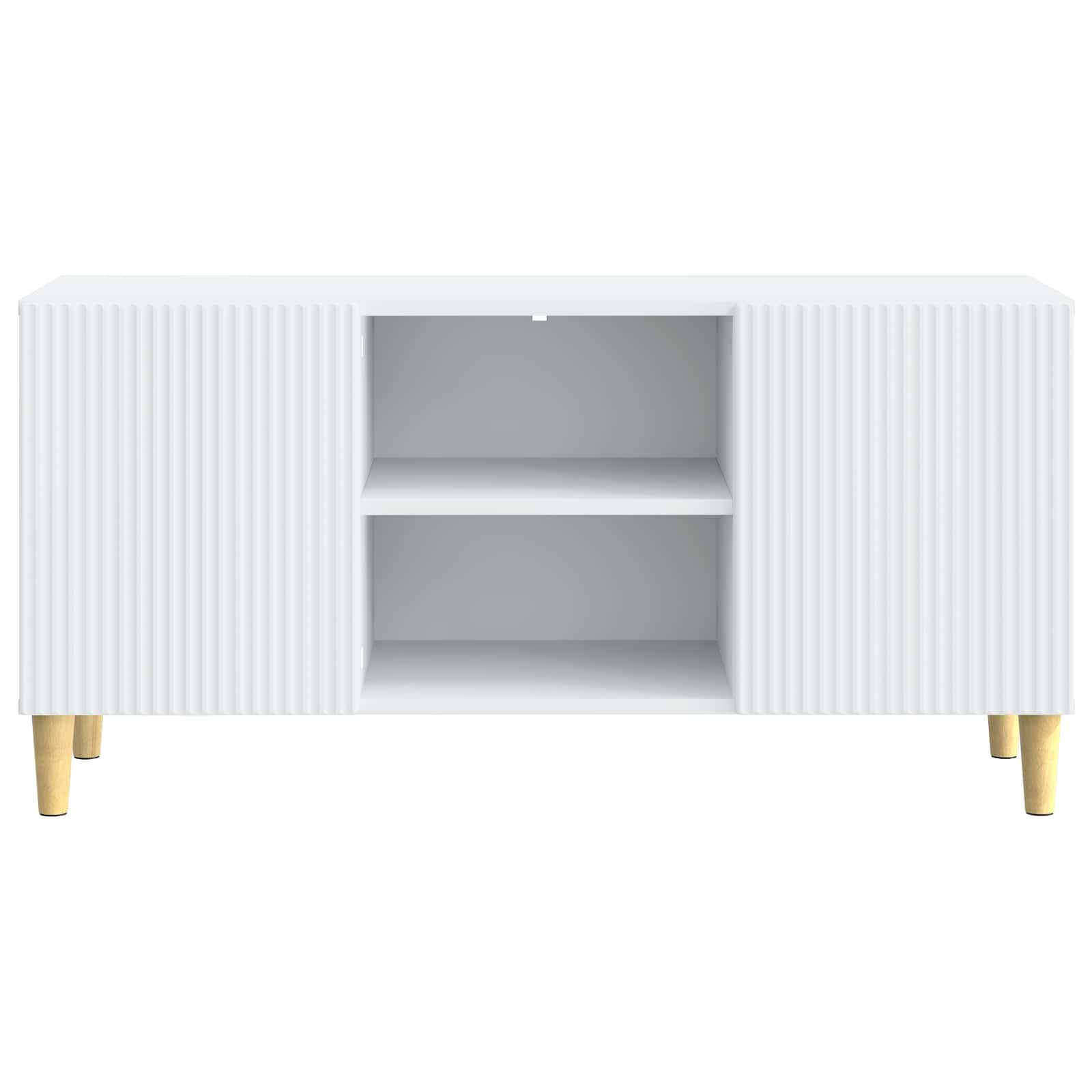 vidaXL Szafka pod telewizor Biały 102 x 34,5 x 50 cm
